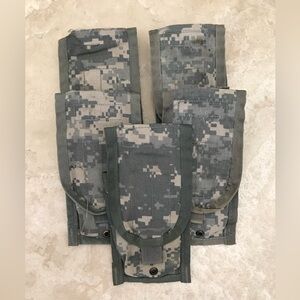 US Military Army ACU Molle II Double Mag Ammo Pouches Lot of 5